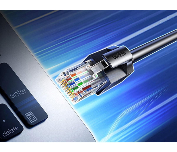 UGREEN Kabel Ethernet NW315 Cat6 UTP 2m czarny - 1489066 - zdjęcie 3